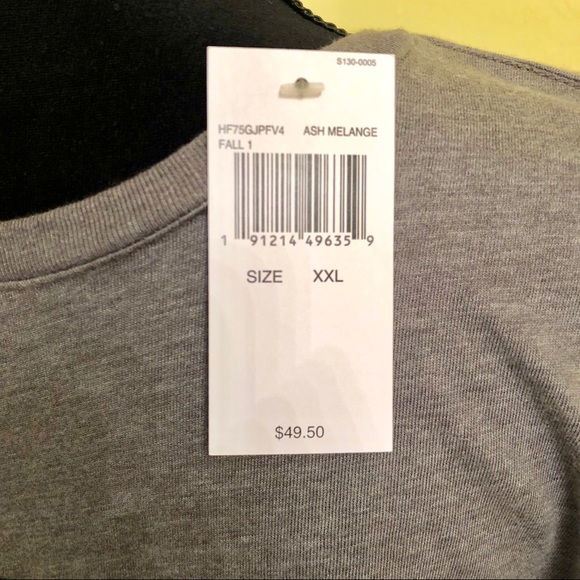 MICHAEL KORS XX Large Gray Sleep Lounge Shirt New - Picture 3 of 8